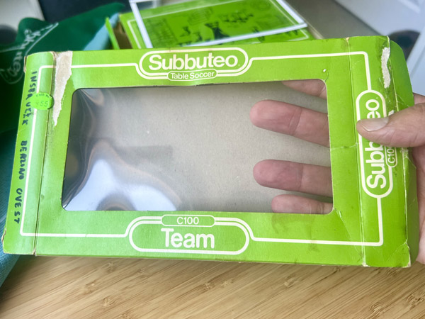 Subbuteo Box Restoration